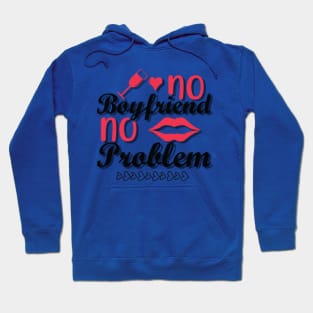 no  boyfriend no problem Hoodie